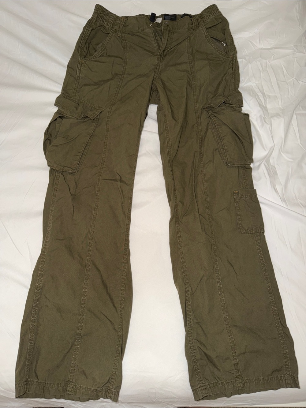 Women’s Dark Green Cargo Pants
